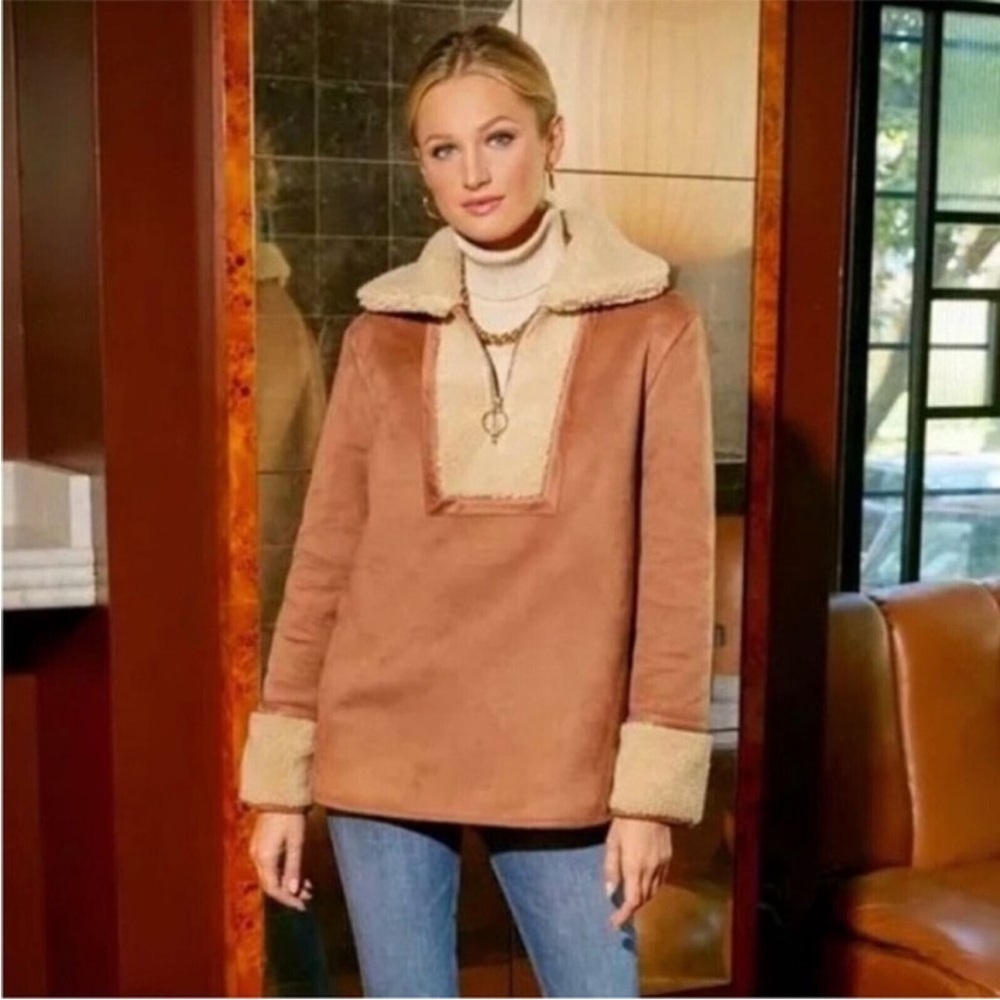 NWT Tuckernuck Stella shearling jacket size M